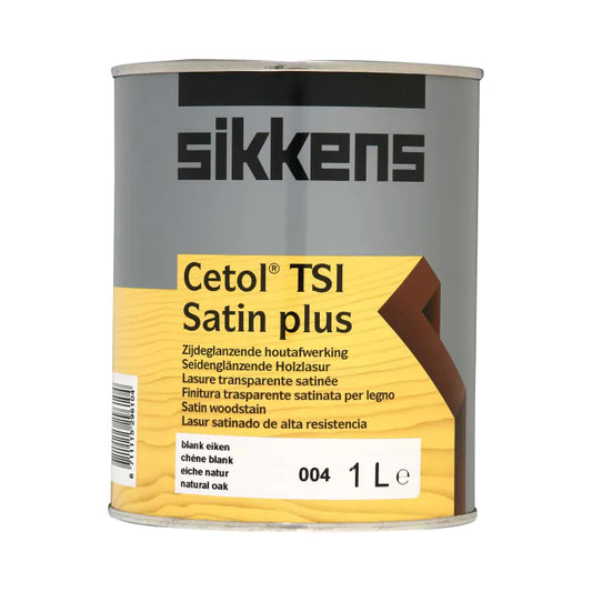 SIKKENS CETOL TSI SATIN PLUS WOODSTAIN 004 NATURAL OAK 1L