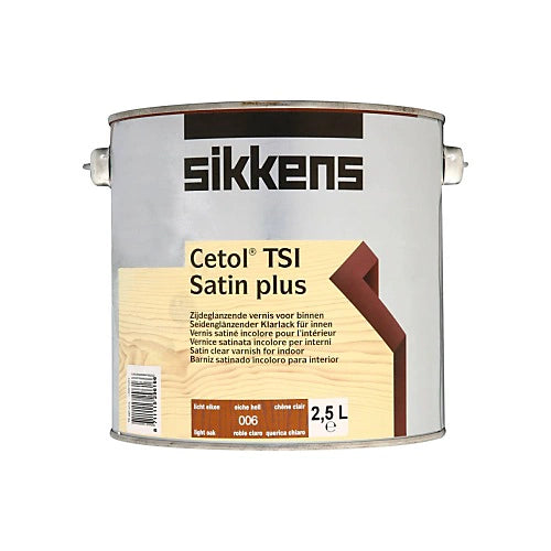 SIKKENS CETOL TSI SATIN PLUS WOODSTAIN 004 NATURAL OAK 2.5L
