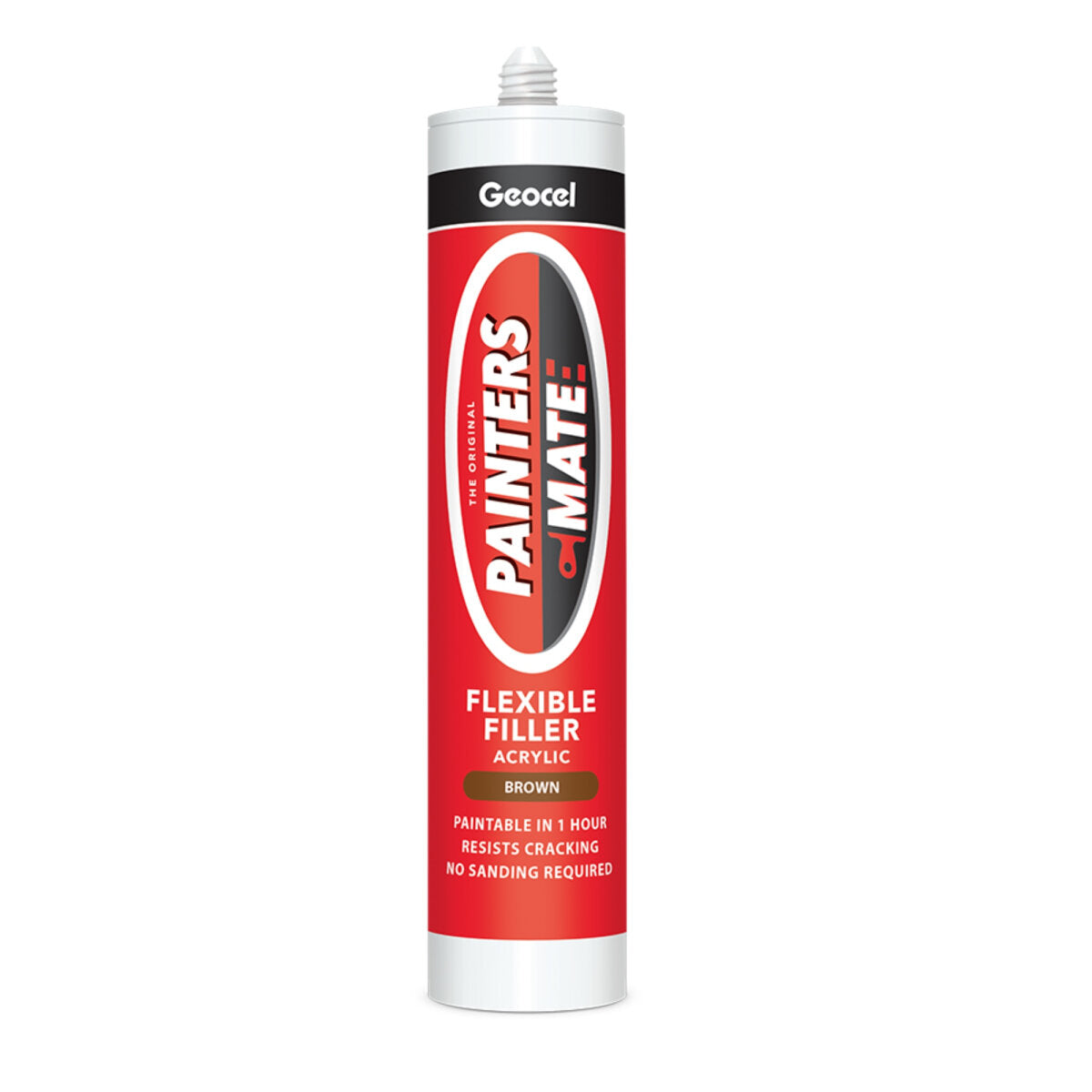 GEOCEL PAINTERS MATE FLEXIBLE FILLER BROWN 310ML