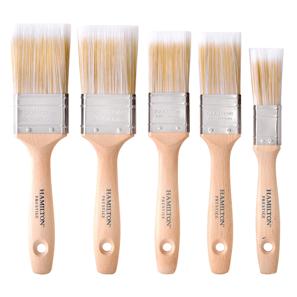 HAMILTON PRESTIGE BRUSH SET (PACK OF 5) 1", 1.5" x2 & 2" x2