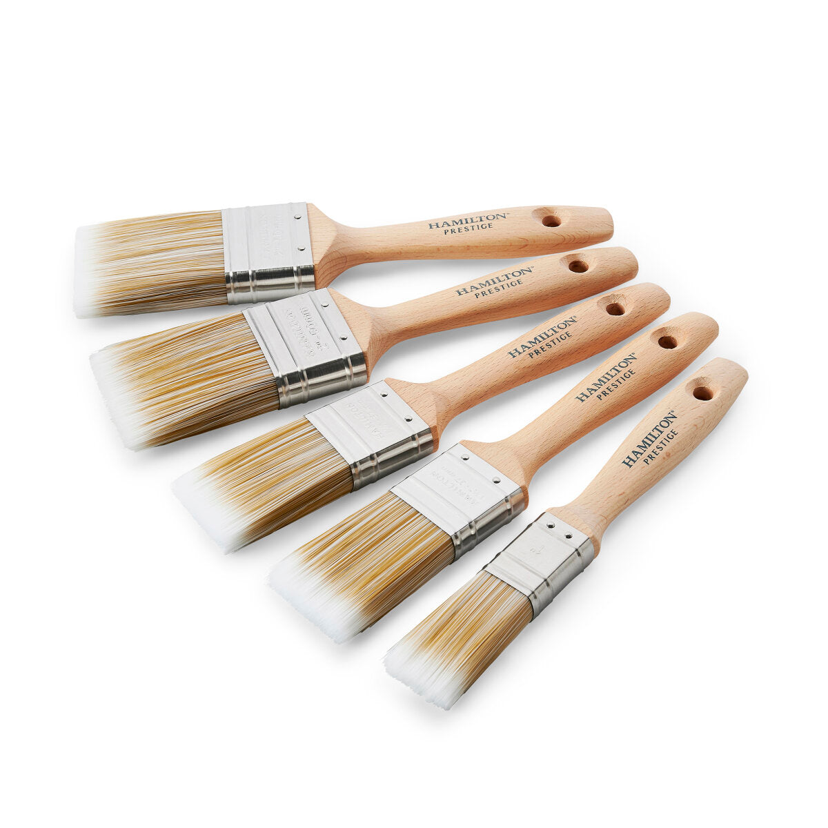 HAMILTON PRESTIGE BRUSH SET (PACK OF 5) 1", 1.5" x2 & 2" x2