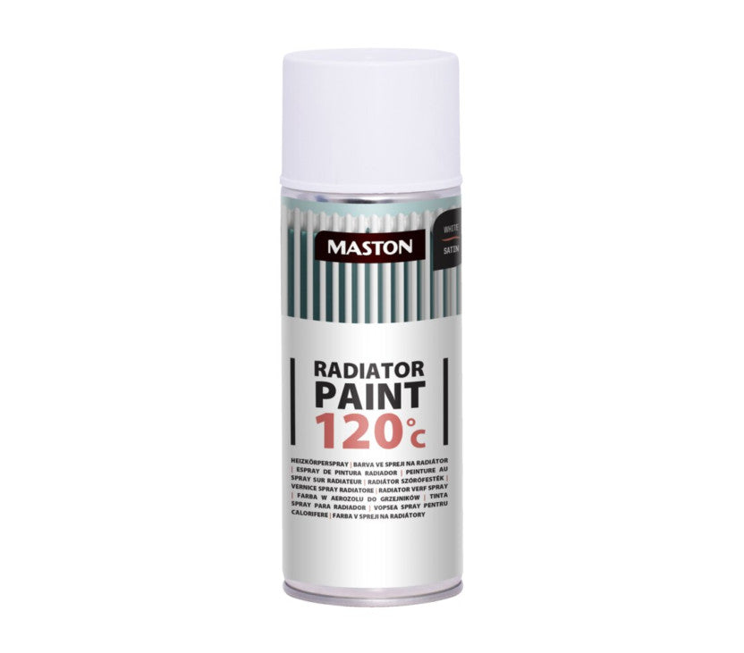 MASTON RADIATOR SPRAY PAINT WHITE 400ML