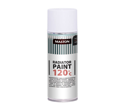 MASTON RADIATOR SPRAY PAINT WHITE 400ML