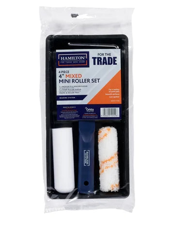 HAMILTON FOR THE TRADE 7PC 4" MIXED ROLLER SET
