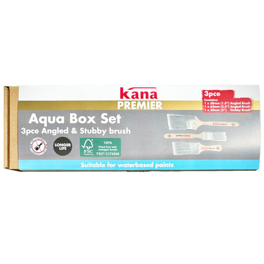 3 PIECE AQUA ANGLED AND STUBBY SET