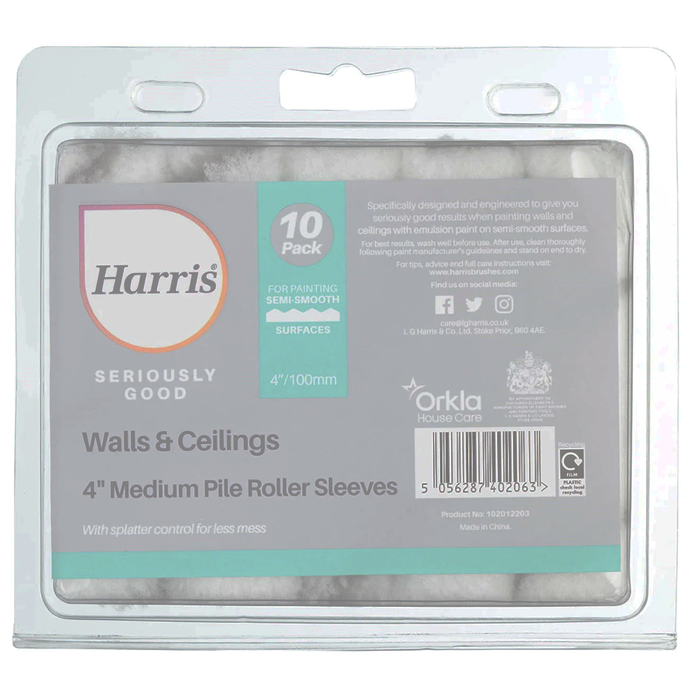 4" SERIOUSLY GOOD 10 PACK MEDIUM PILE SLEEVES