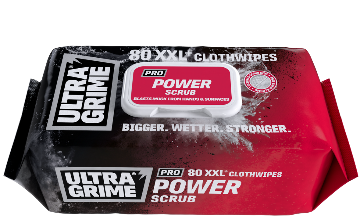 ULTRAGRIME PRO POWER SCRUB 80XXL CLOTHWIPES