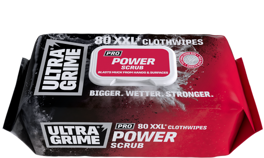 ULTRAGRIME PRO POWER SCRUB 80XXL CLOTHWIPES