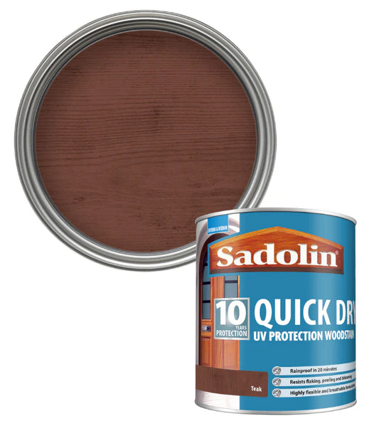 SADOLIN QUICK DRY UV PROTECTION WOODSTAIN TEAK 1L