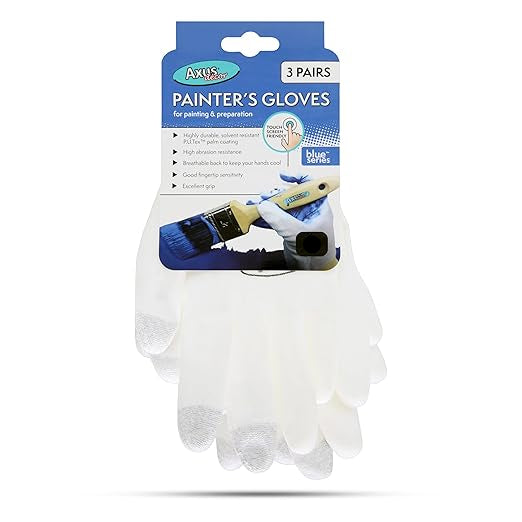 AXUS PAINTERS GLOVES 3 PACK (MEDIUM)