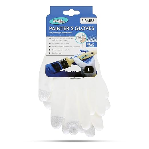 AXUS PAINTERS GLOVES 3 PACK (LARGE)