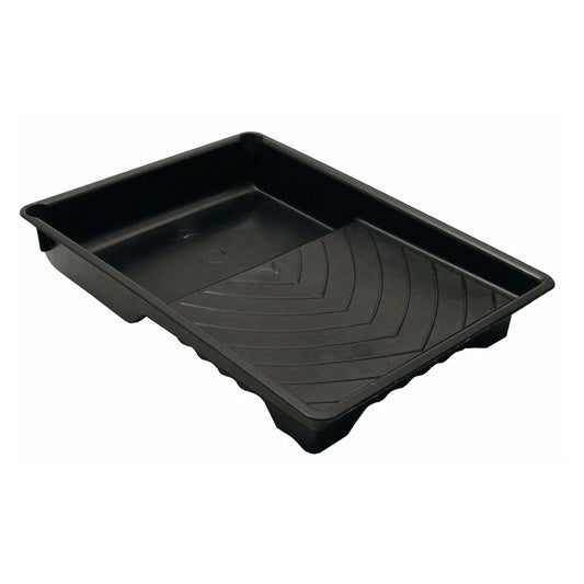 9.5" BLACK PLASTIC TRAY