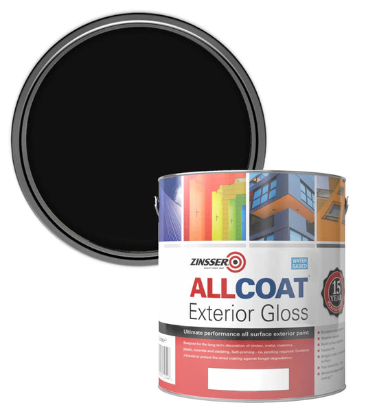 ZINSSER ALLCOAT® EXTERIOR GLOSS BLACK 2.5L