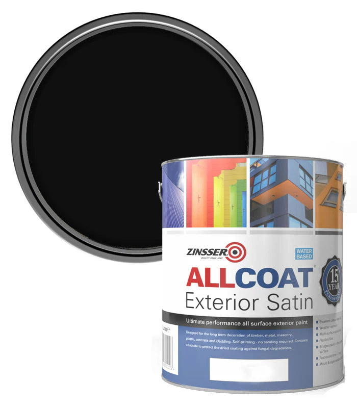 ZINSSER ALLCOAT® EXTERIOR SATIN BLACK 2.5L