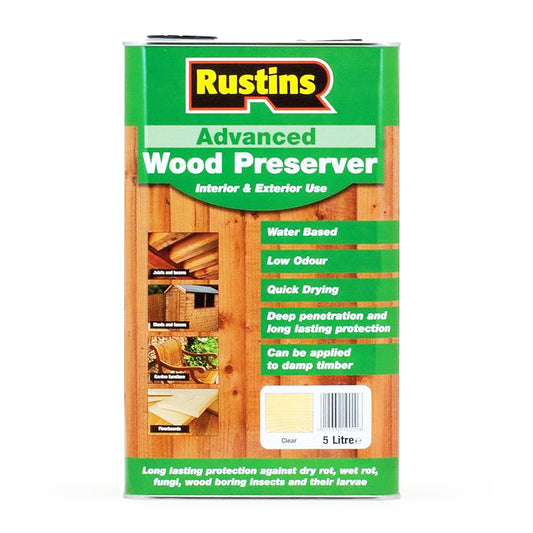 ADVANCED WOOD PRESERVER CLEAR 5L