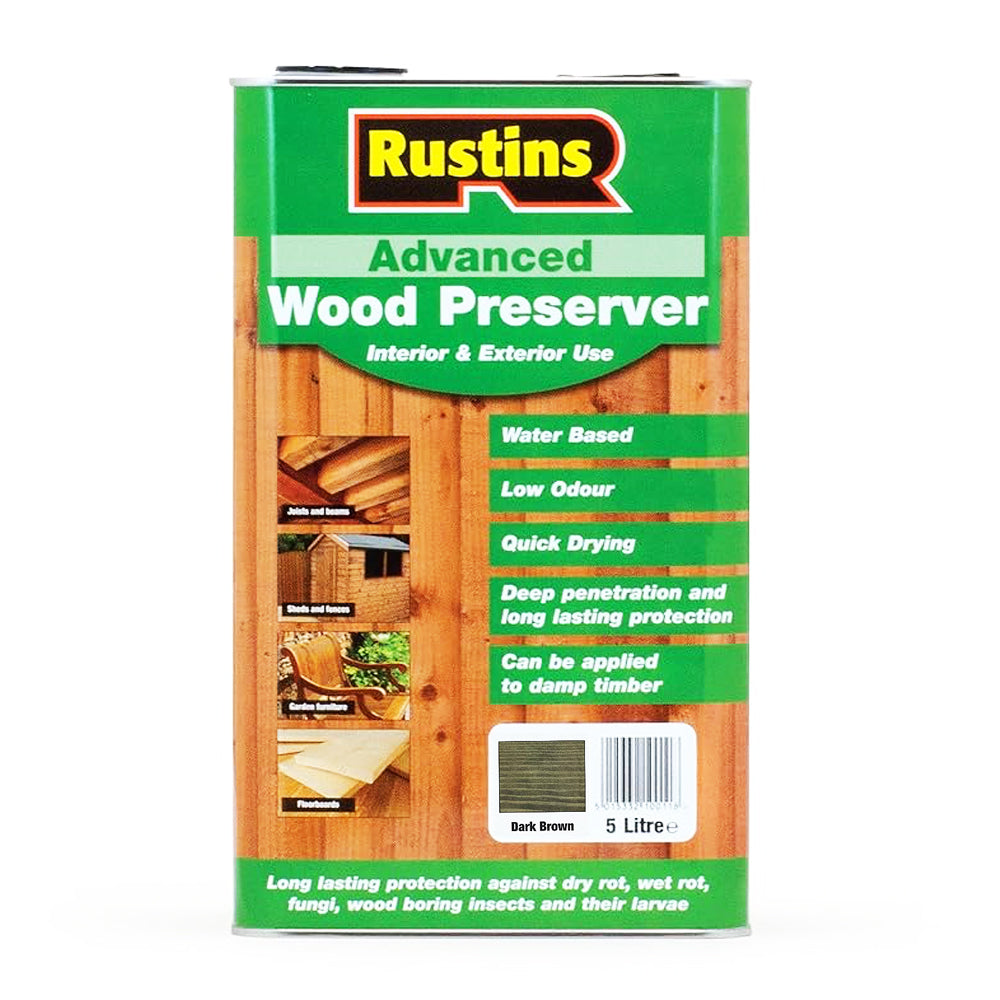 ADVANCED WOOD PRESERVER DK BROWN 5L
