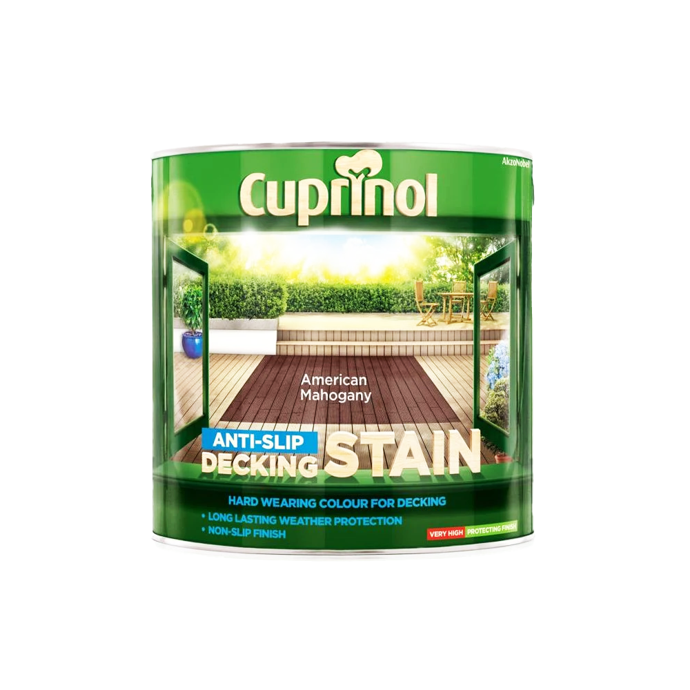 ANTI SLIP DECKING STAIN AMERICAN MAHOGANY 2.5LT