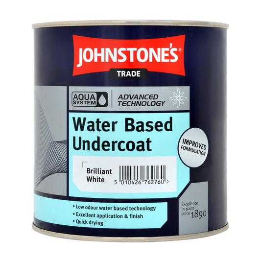 JOHNSTONE'S AQUA WATER BASED U/C BRILLIANT WHITE 1L