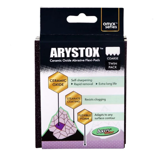 ARYSTOX CERAMIC PAD TWIN PACK 120 GRIT