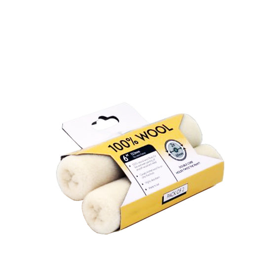 AXUS BLONDE NATURAL WOOL ROLLER PK2