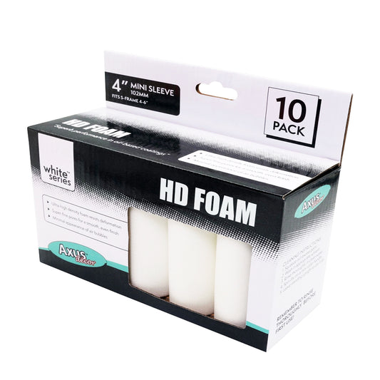 AXUS HD FOAM SLEEVES (PACK OF 10) 4"