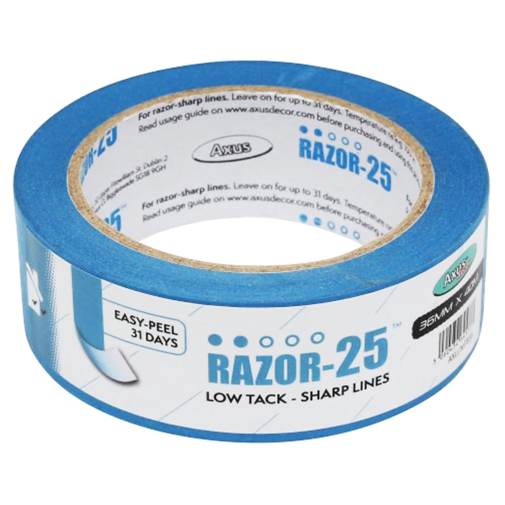 AXUS RAZOR-25 SHARP LINE LOW TACK TAPE 36MMX40M