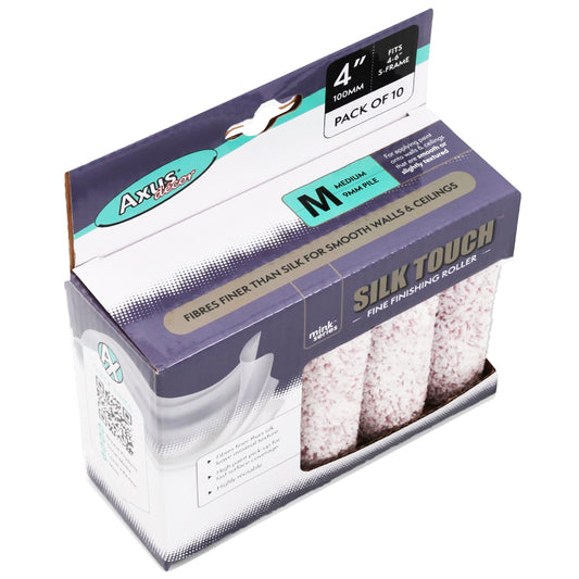 AXUS SILK MEDIUM PILE 4" 10 PACK