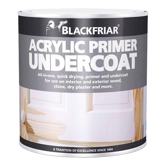 BF ACRYLIC PRIMER UNDERCOAT WHITE 2.5LT