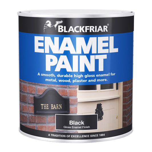 BF ENAMEL PAINT BLACK 125ML