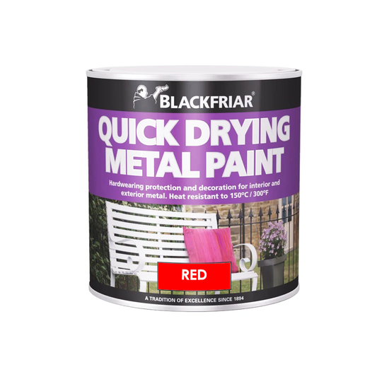 BF QUICK DRY METAL PAINT RED 1L