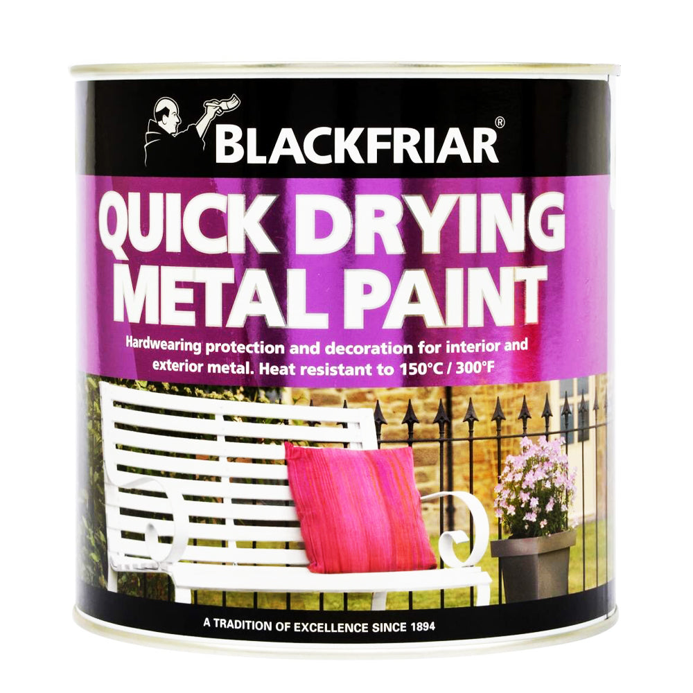 BF QUICK DRY METAL PAINT WHITE 2.5L