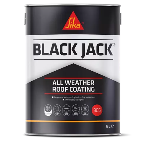 SIKA BLACK JACK (905) ALL WEATHER ROOF COATING 5L