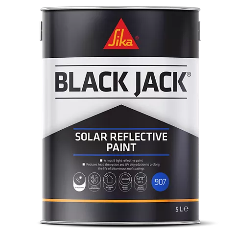 SIKA BLACK JACK (907) SOLAR REFLECTIVE PAINT 5L