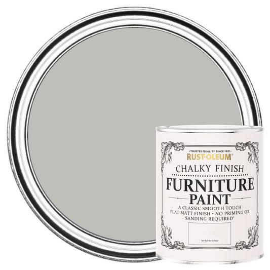 RUSTOLEUM CHALKY FURNITURE PAINT FLINT 750ML