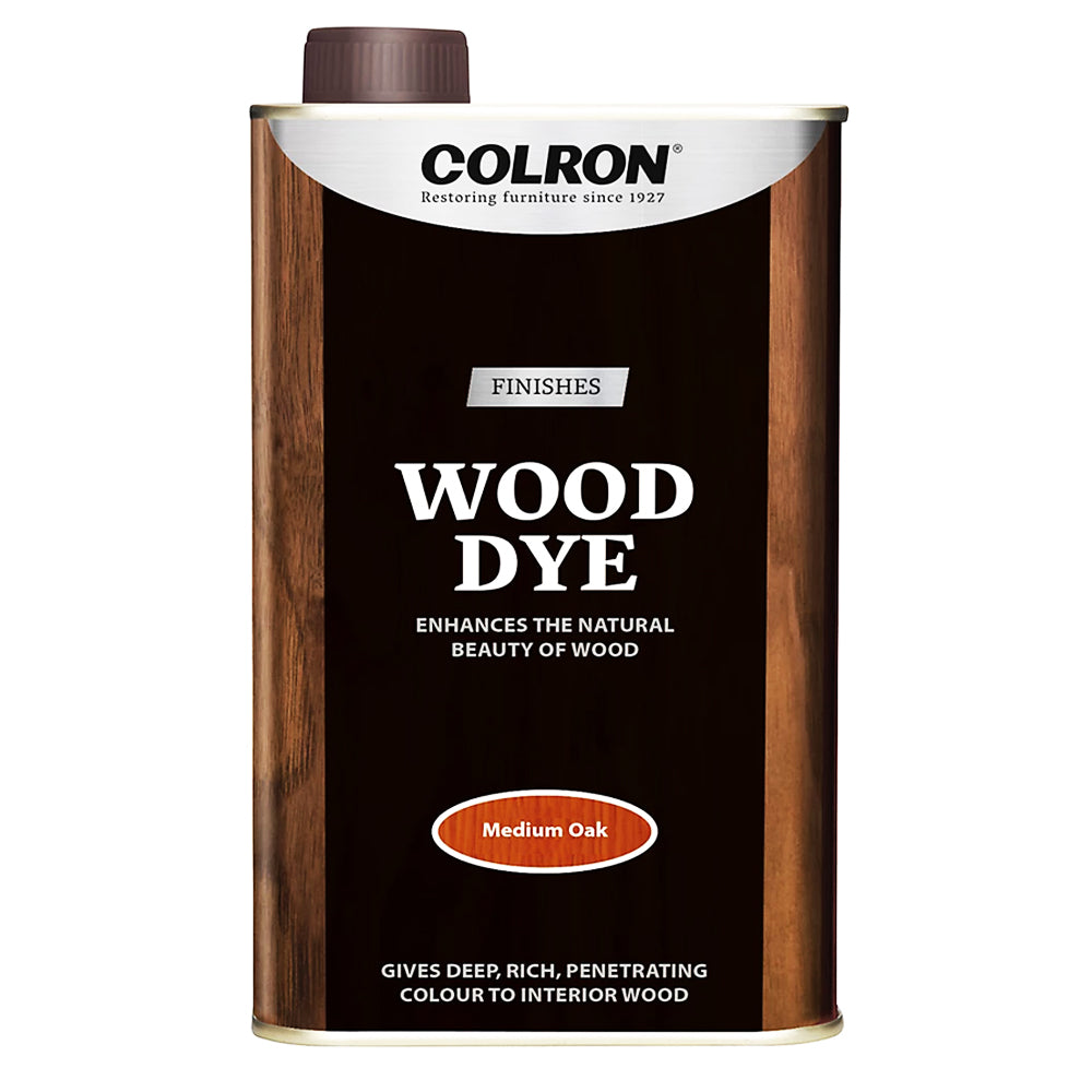 COLRON WOOD DYE GEO MED OAK 500ML