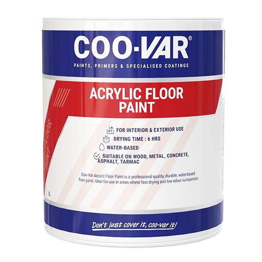 COO-VAR ACRYLIC FLOOR PAINT FLINT GREY 5L
