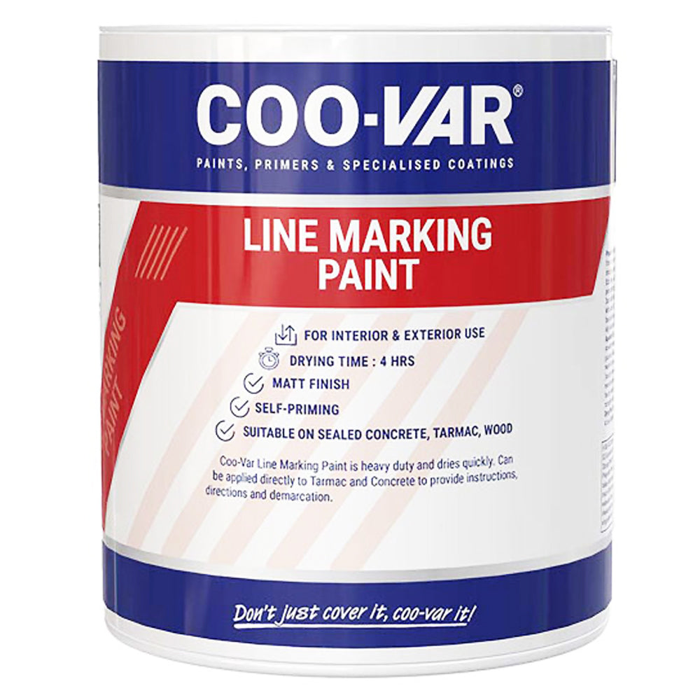 COOVAR LINE MARKING PAINT WHITE 2.5L