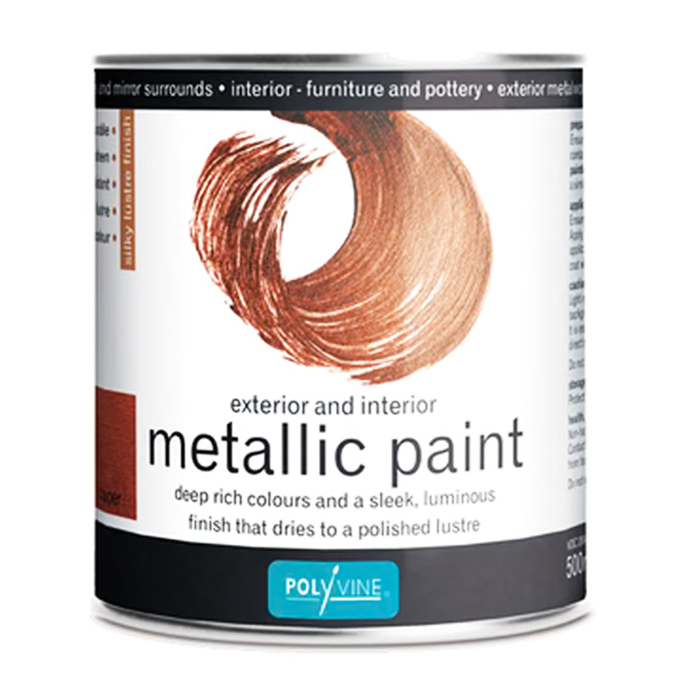 COPPER ACRYLIC METALLIC PAINT 500ML