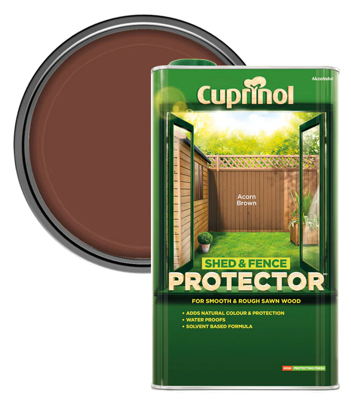 CUPRINOL SHED & FENCE PROTECTOR ACRON BROWN 5L