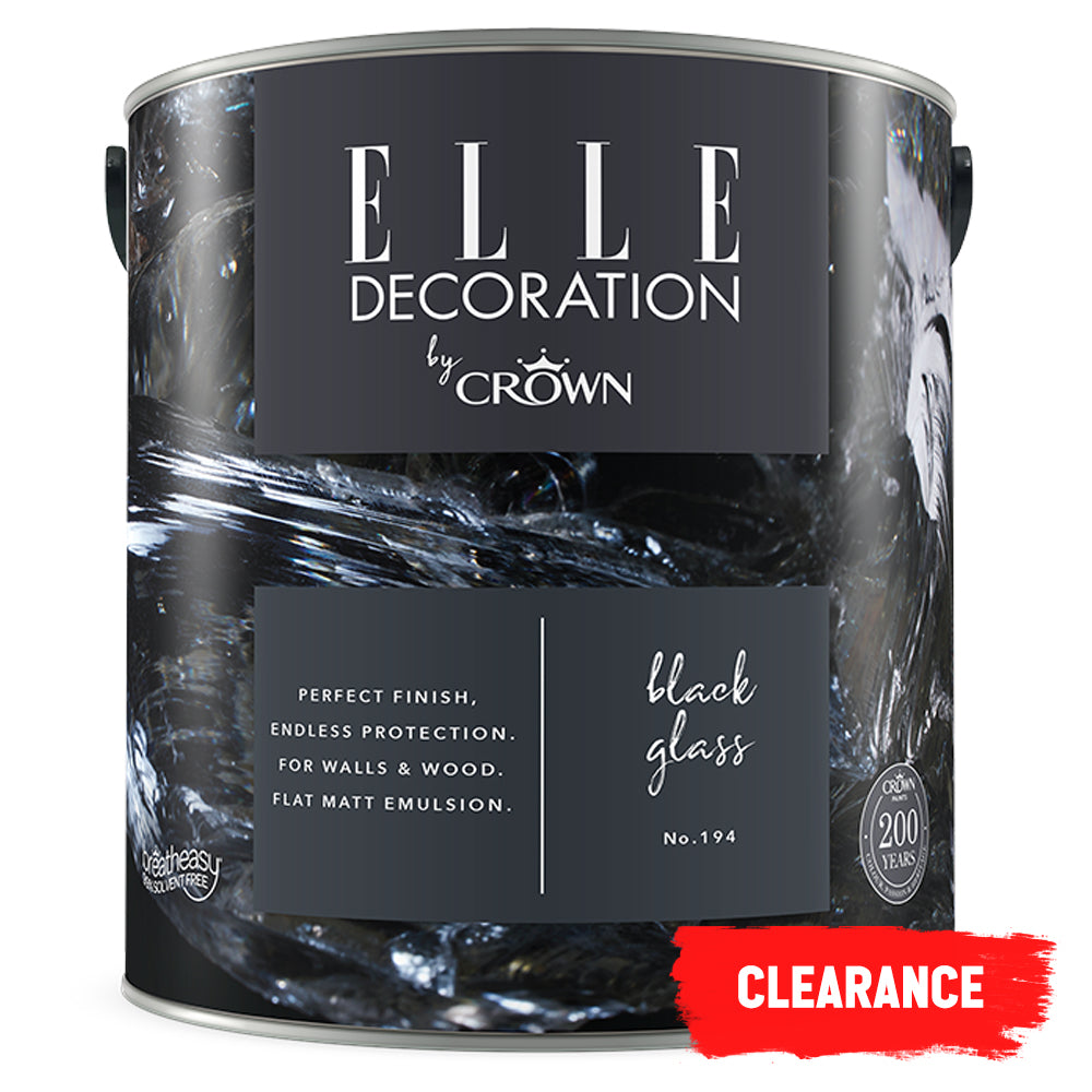 CR ELLE FLAT MATT BLACK GLASS 2.5L