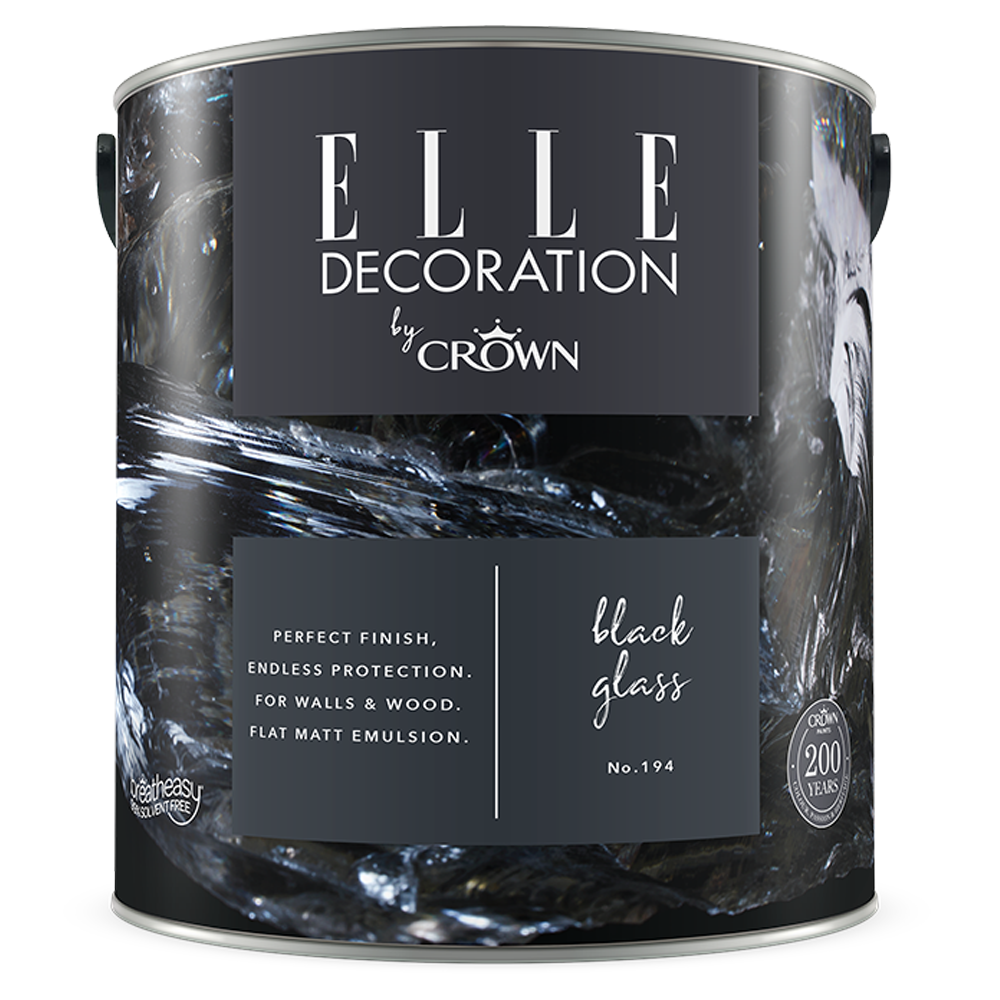 CR ELLE FLAT MATT BLACK GLASS 2.5L