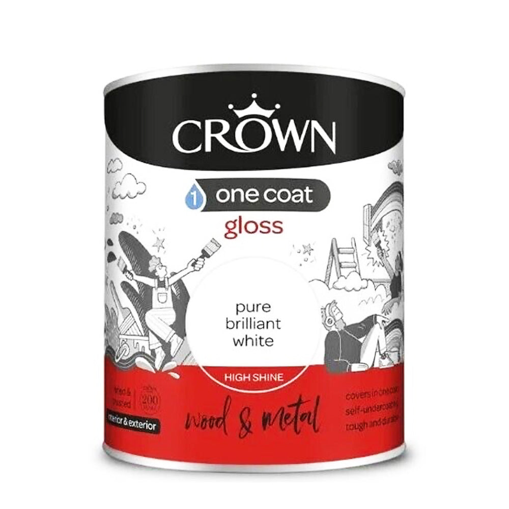 CROWN ONE COAT GLOSS BRW 2.5L