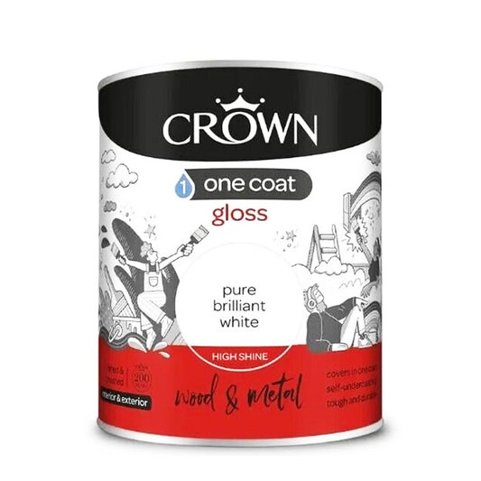 CROWN ONE COAT GLOSS BRW 2.5L