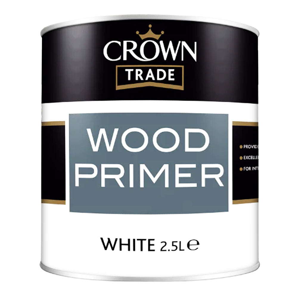 CROWN TR WOOD PRIMER WHITE 1L