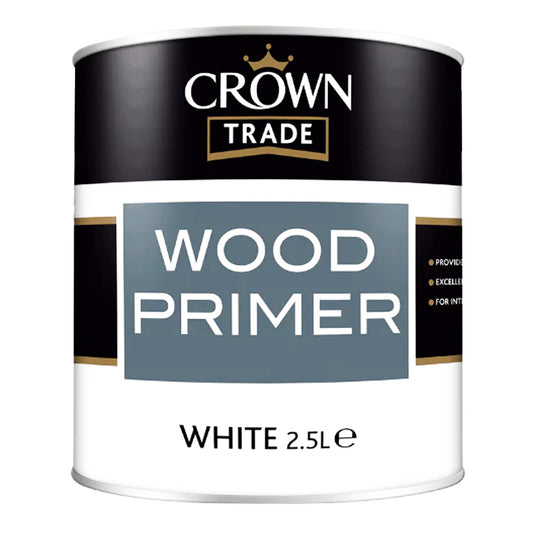 CROWN TR WOOD PRIMER WHITE 1L