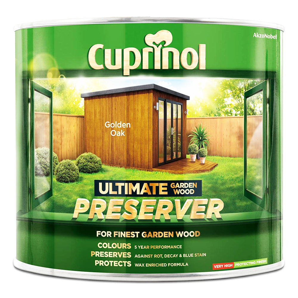 CUPRINOL ULTIMATE WOOD PRESERVER GOLDEN OAK 4L