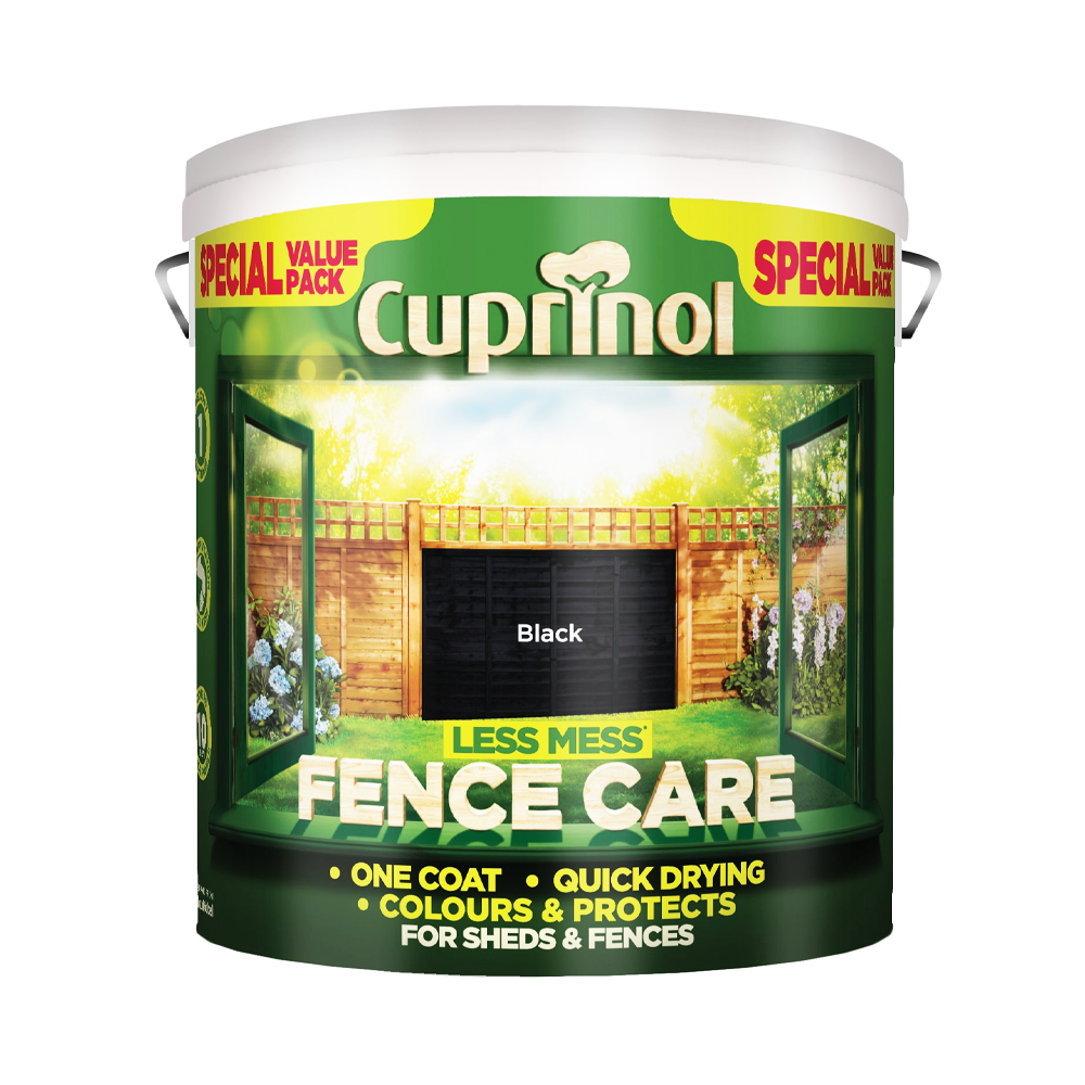 CUPRINOL FENCECARE BLACK 5LT LESS MESS
