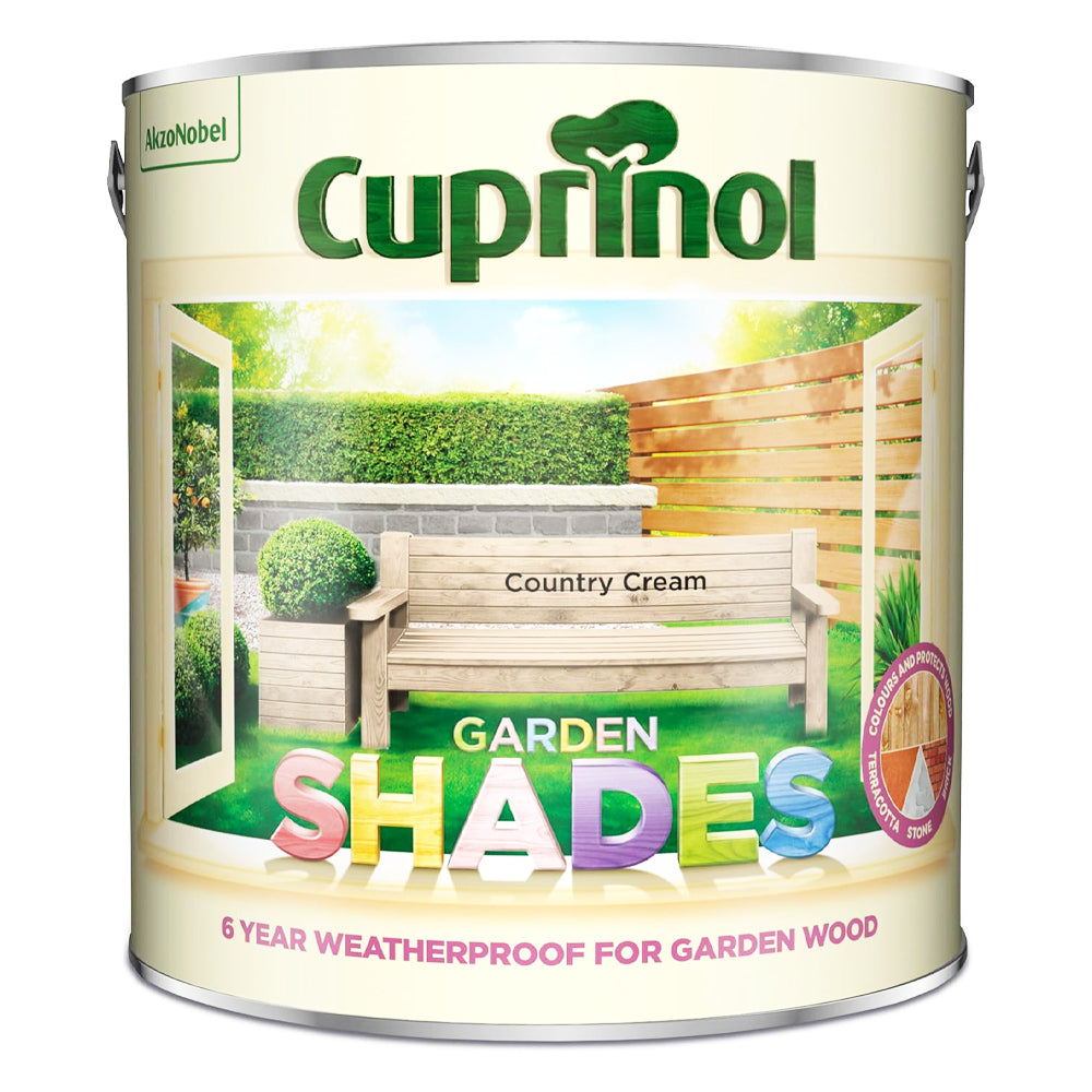 CUPRINOL GARDEN SHADES COUNTRY CREAM 2.5L