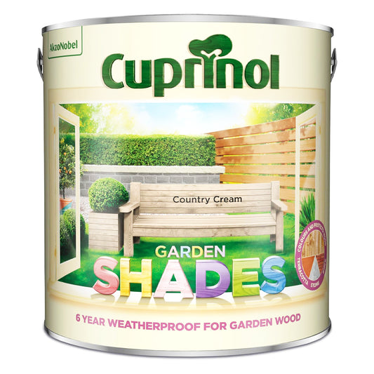 CUPRINOL GARDEN SHADES COUNTRY CREAM 2.5L