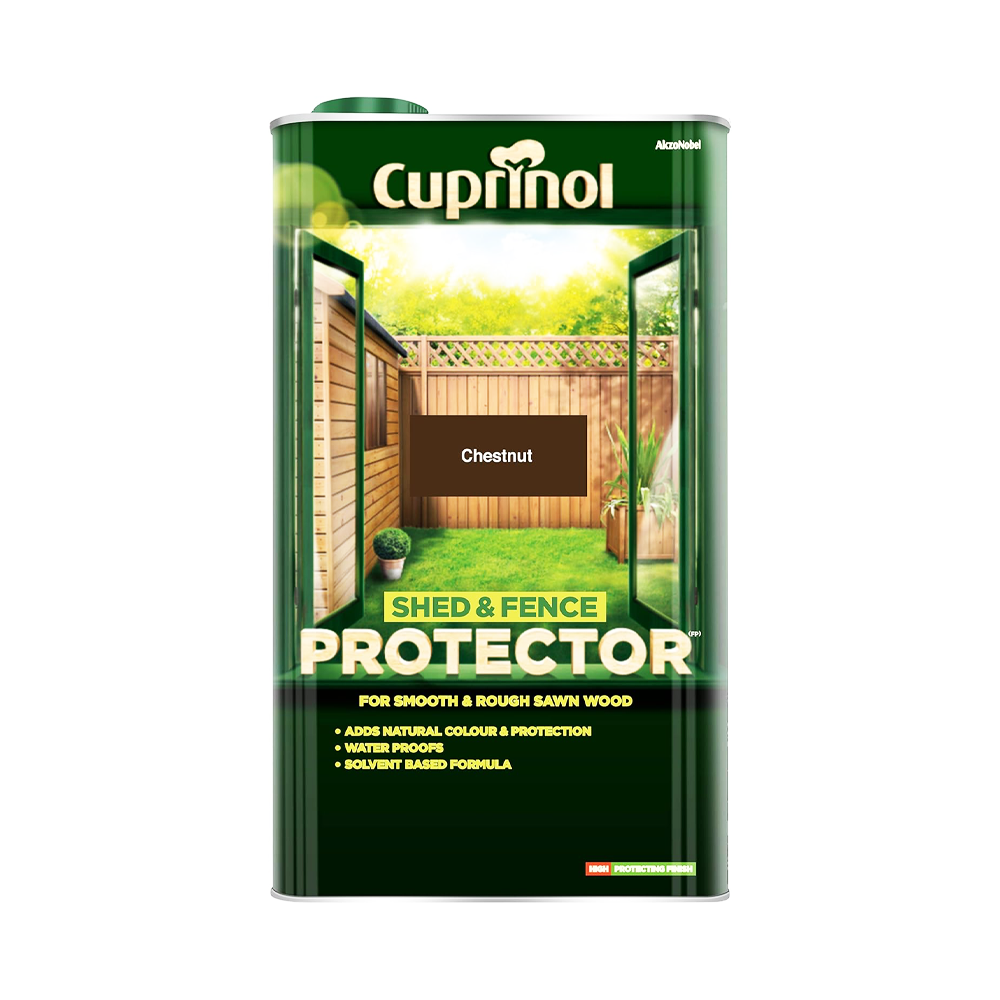 CUPRINOL SHED & FENCE PROTECTOR 5L CHESTNUT